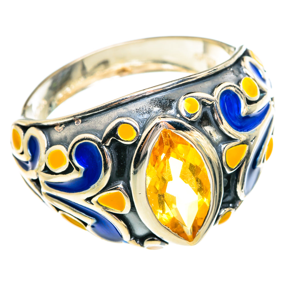 Citrine Rings handcrafted by Ana Silver Co - RING77163