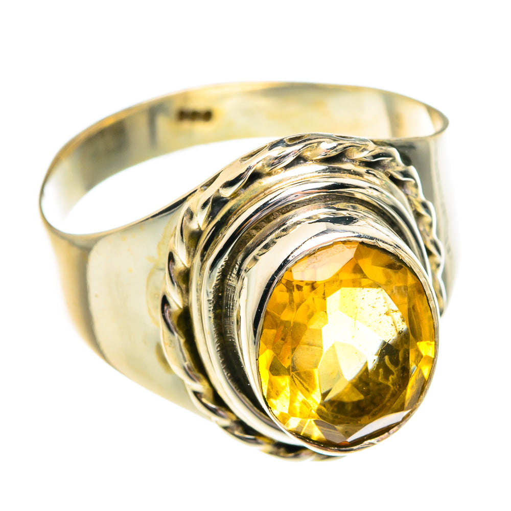 Mandarin Citrine Rings handcrafted by Ana Silver Co - RING77175