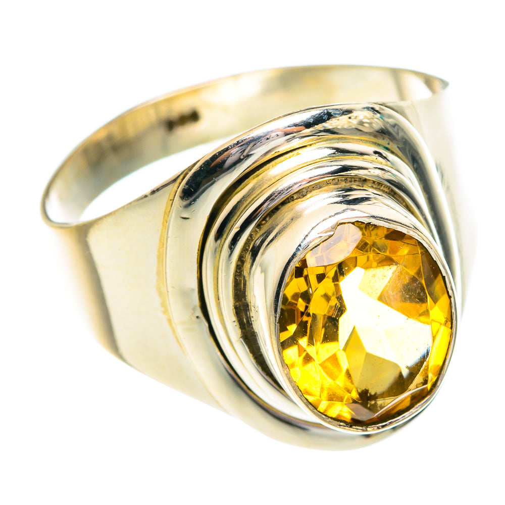 Mandarin Citrine Rings handcrafted by Ana Silver Co - RING77177