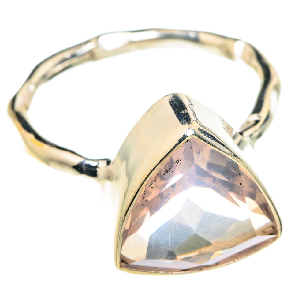 Rose Quartz Rings handcrafted by Ana Silver Co - RING77180