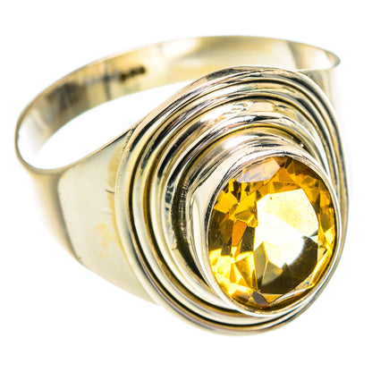 Mandarin Citrine Rings handcrafted by Ana Silver Co - RING77228
