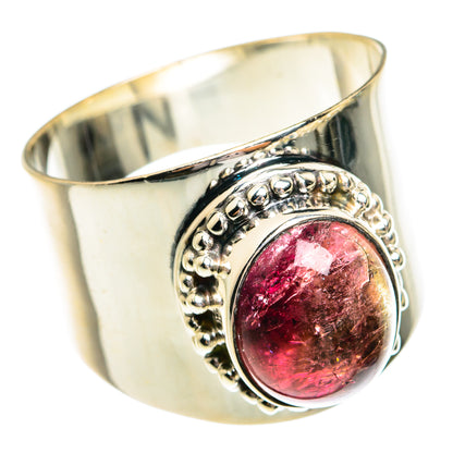 Pink Tourmaline Rings handcrafted by Ana Silver Co - RING77233