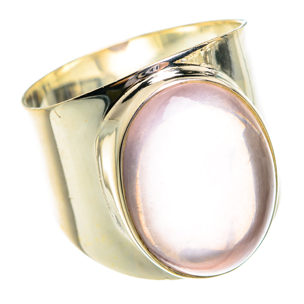 Rose Quartz Rings handcrafted by Ana Silver Co - RING77234