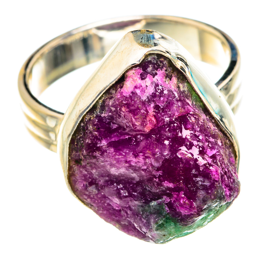 Ruby Zoisite Rings handcrafted by Ana Silver Co - RING77243