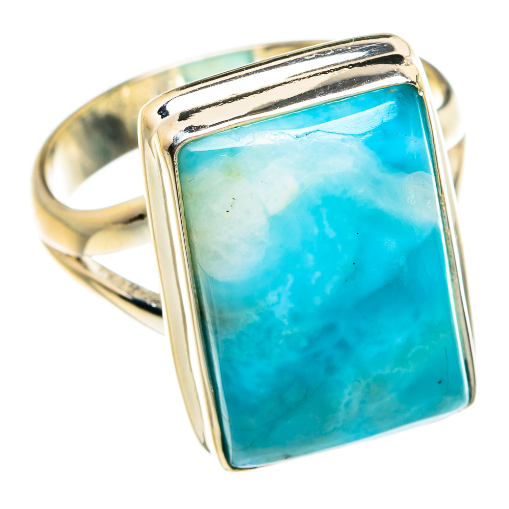 Larimar Rings handcrafted by Ana Silver Co - RING77246