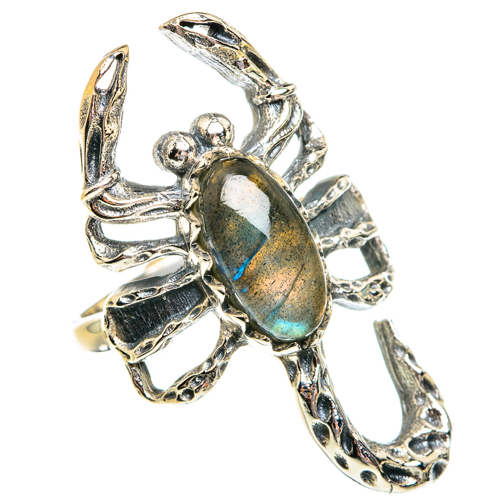 Labradorite Rings handcrafted by Ana Silver Co - RING77249