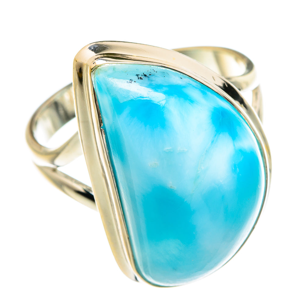 Larimar Rings handcrafted by Ana Silver Co - RING77253