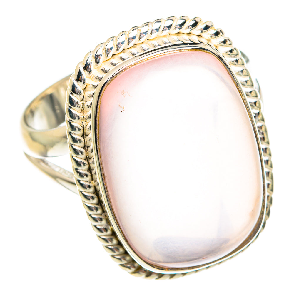 Rose Quartz Rings handcrafted by Ana Silver Co - RING77258