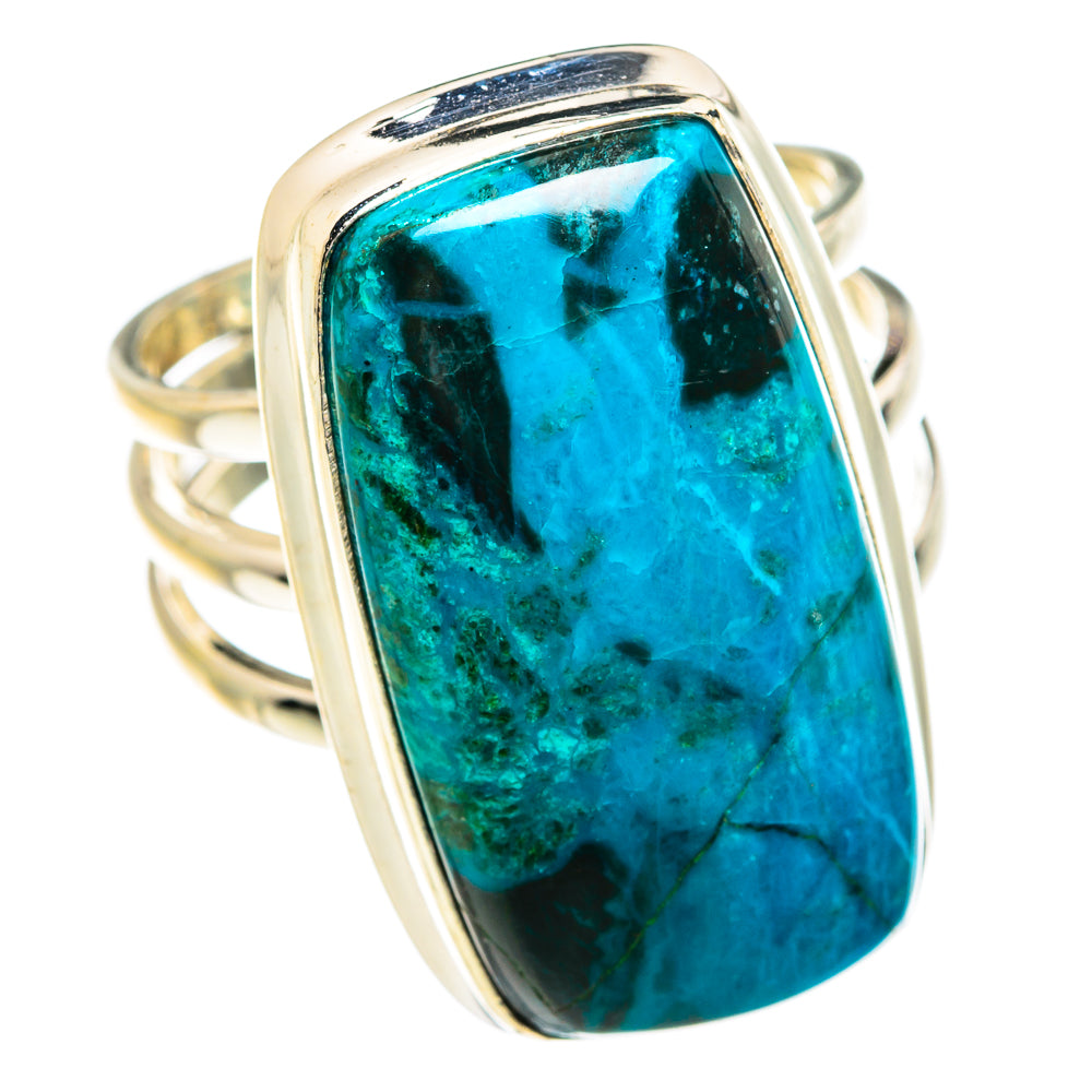 Chrysocolla Rings handcrafted by Ana Silver Co - RING77280