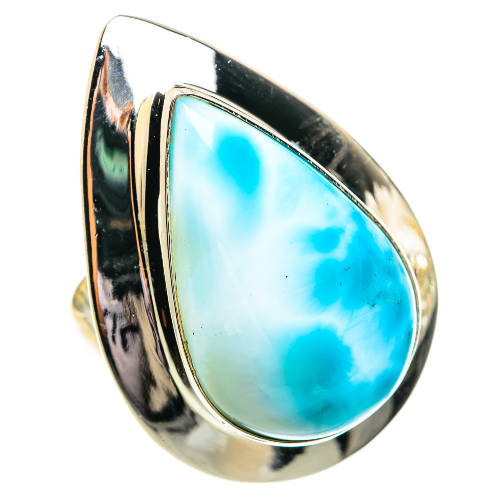 Larimar Rings handcrafted by Ana Silver Co - RING77281