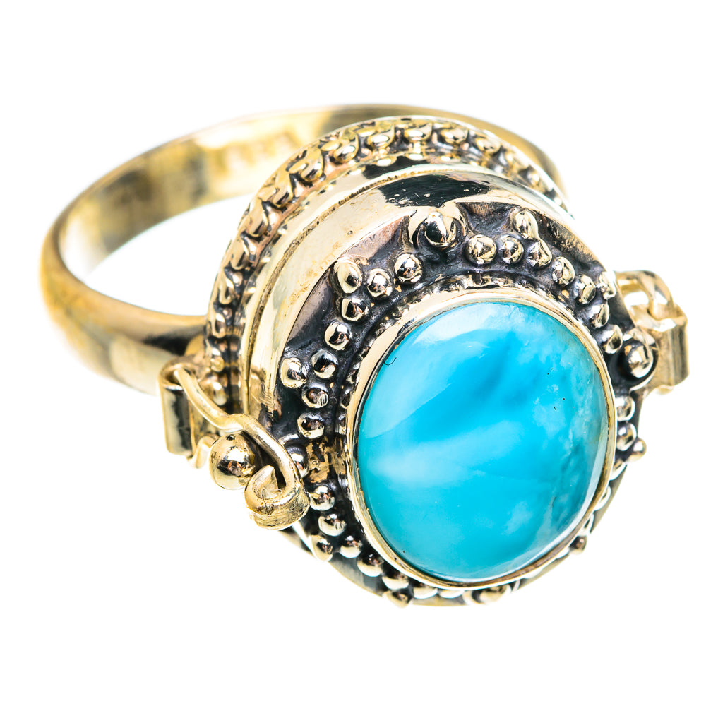 Larimar Rings handcrafted by Ana Silver Co - RING77282