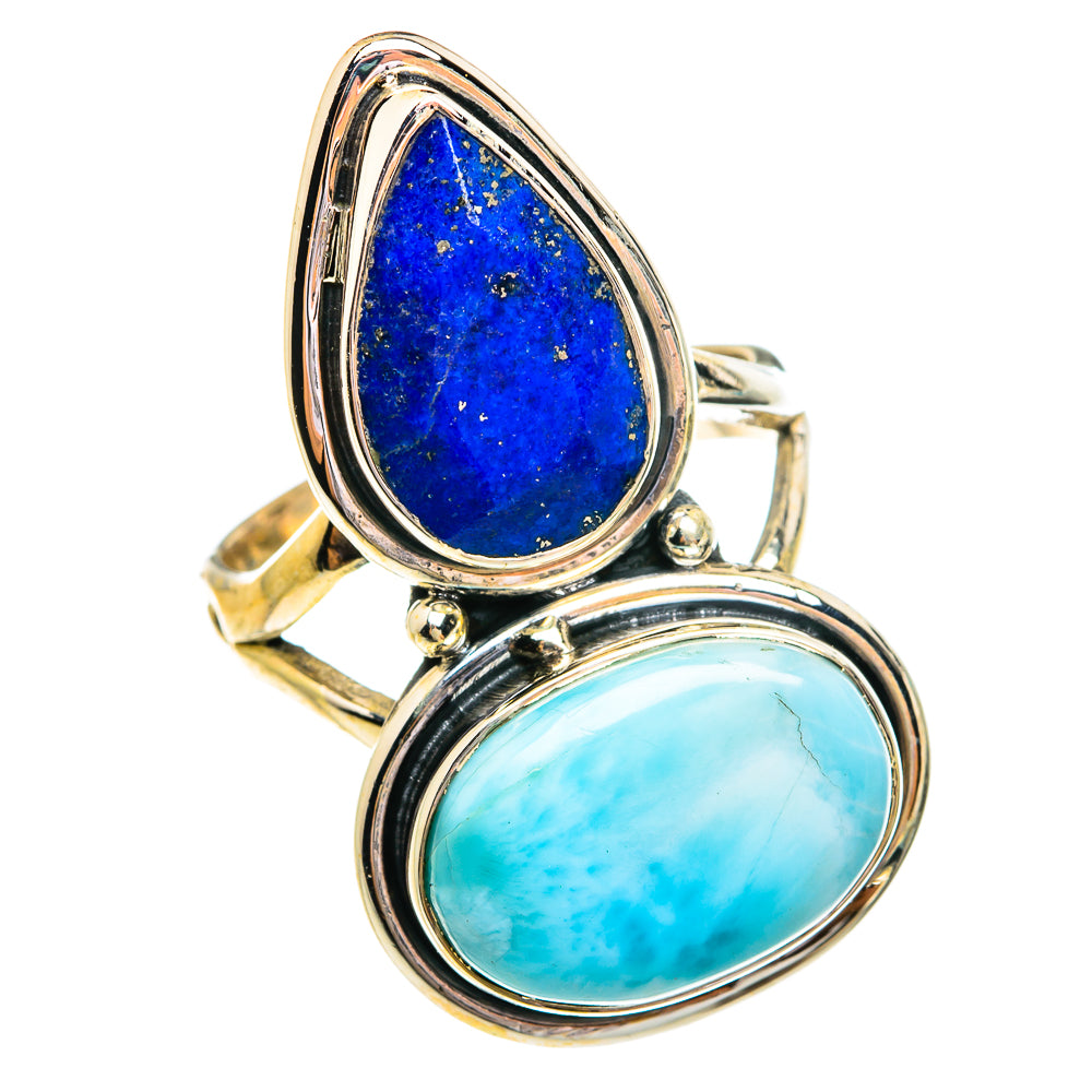 Larimar Rings handcrafted by Ana Silver Co - RING77283