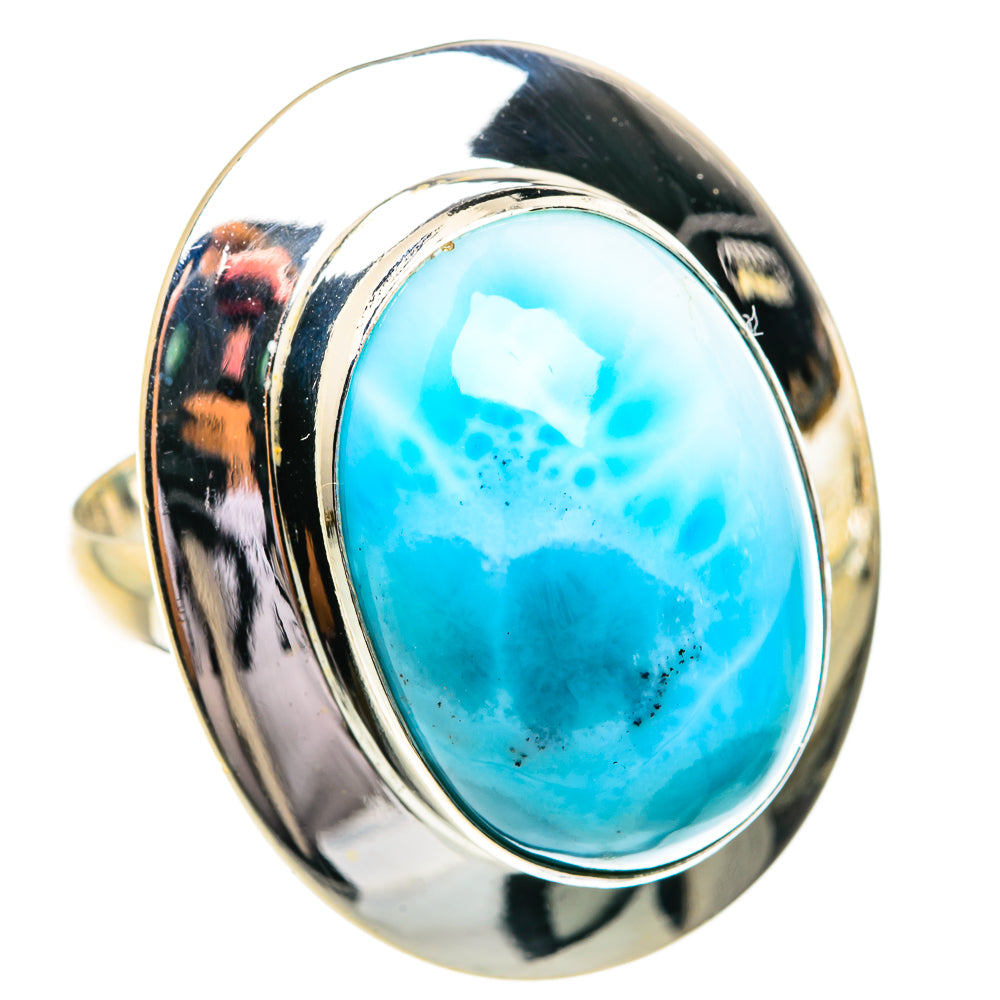 Larimar Rings handcrafted by Ana Silver Co - RING77288