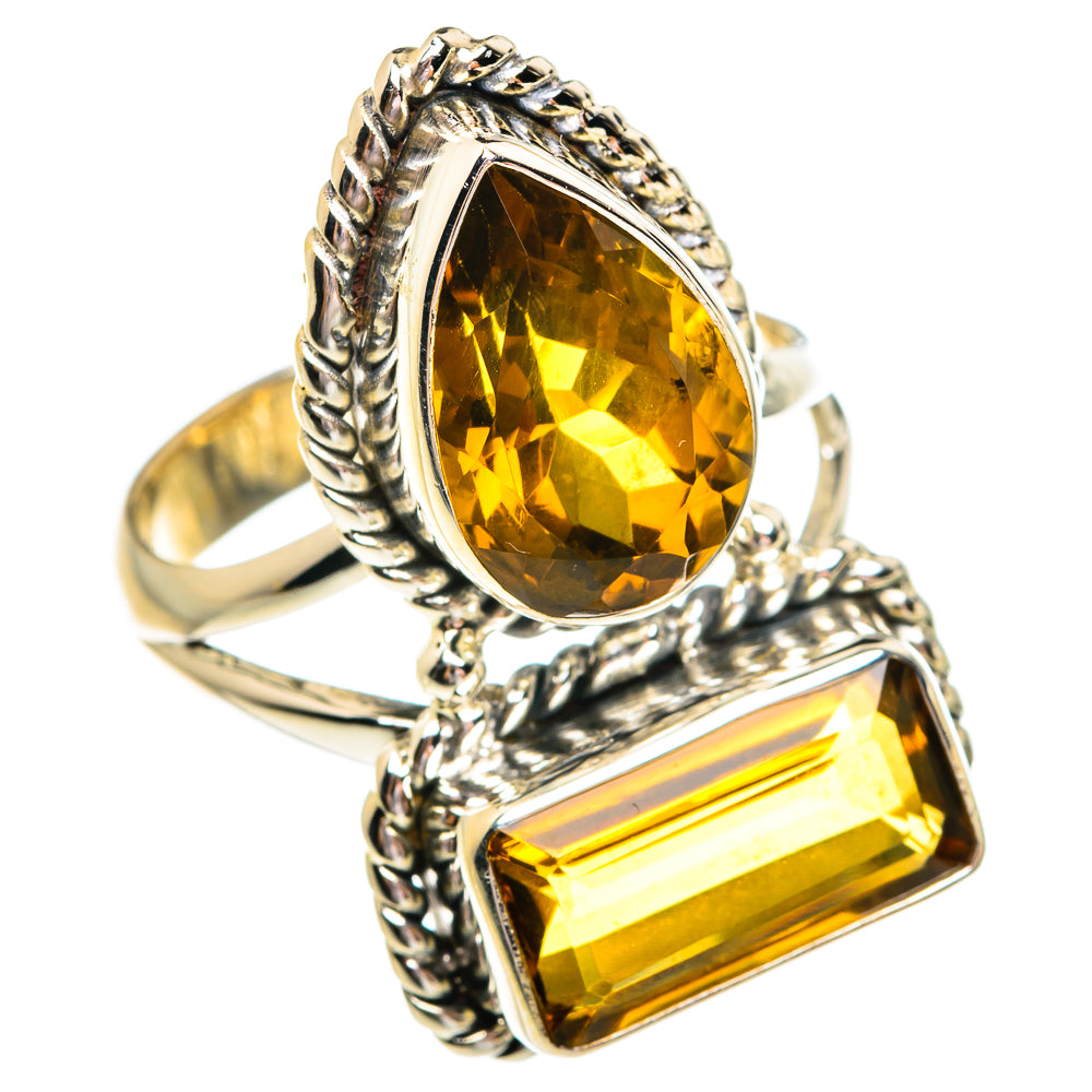 Mandarin Citrine Rings handcrafted by Ana Silver Co - RING77299