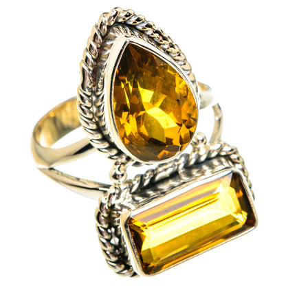 Mandarin Citrine Rings handcrafted by Ana Silver Co - RING77299