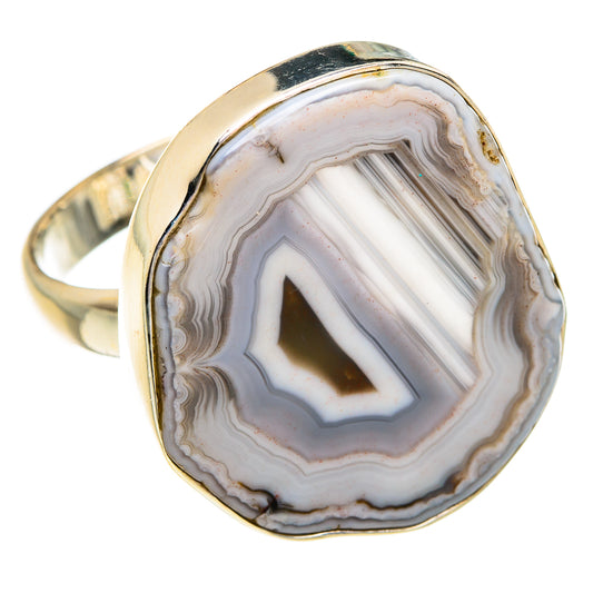 Laguna Lace Agate Rings handcrafted by Ana Silver Co - RING77314