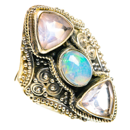 Ethiopian Opal Rings handcrafted by Ana Silver Co - RING77322