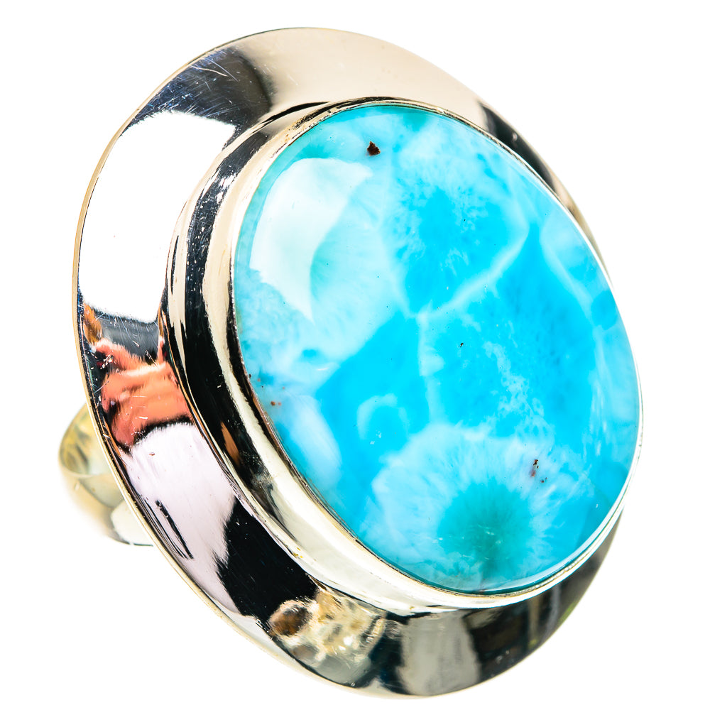 Larimar Rings handcrafted by Ana Silver Co - RING77334