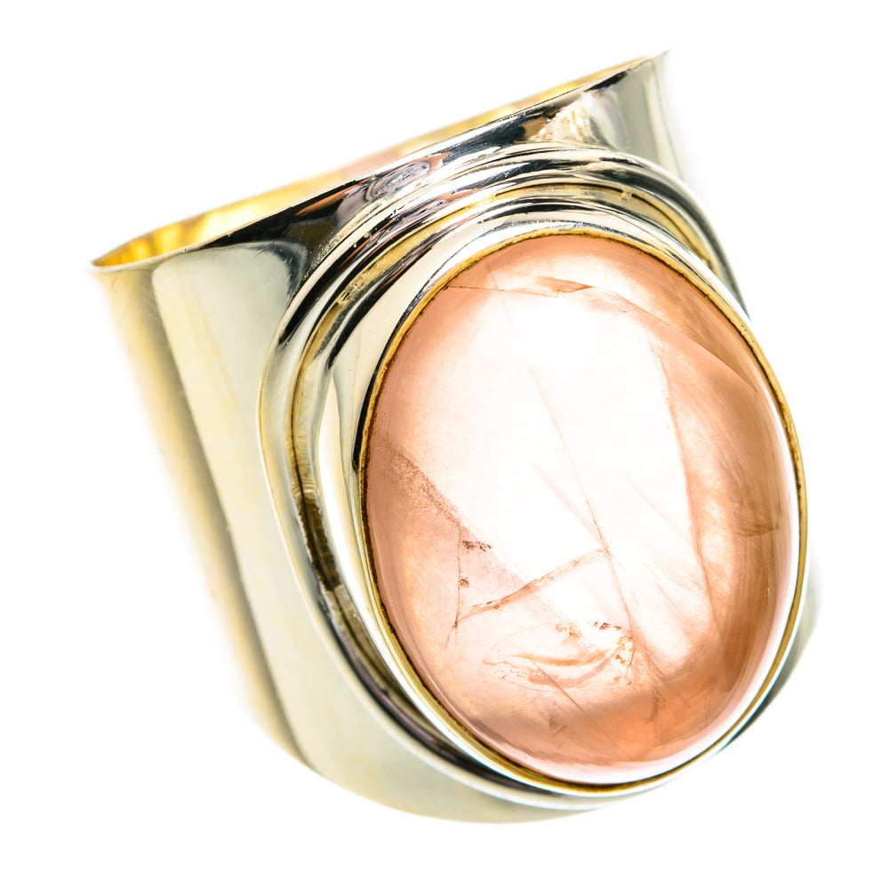 Rose Quartz Rings handcrafted by Ana Silver Co - RING77344