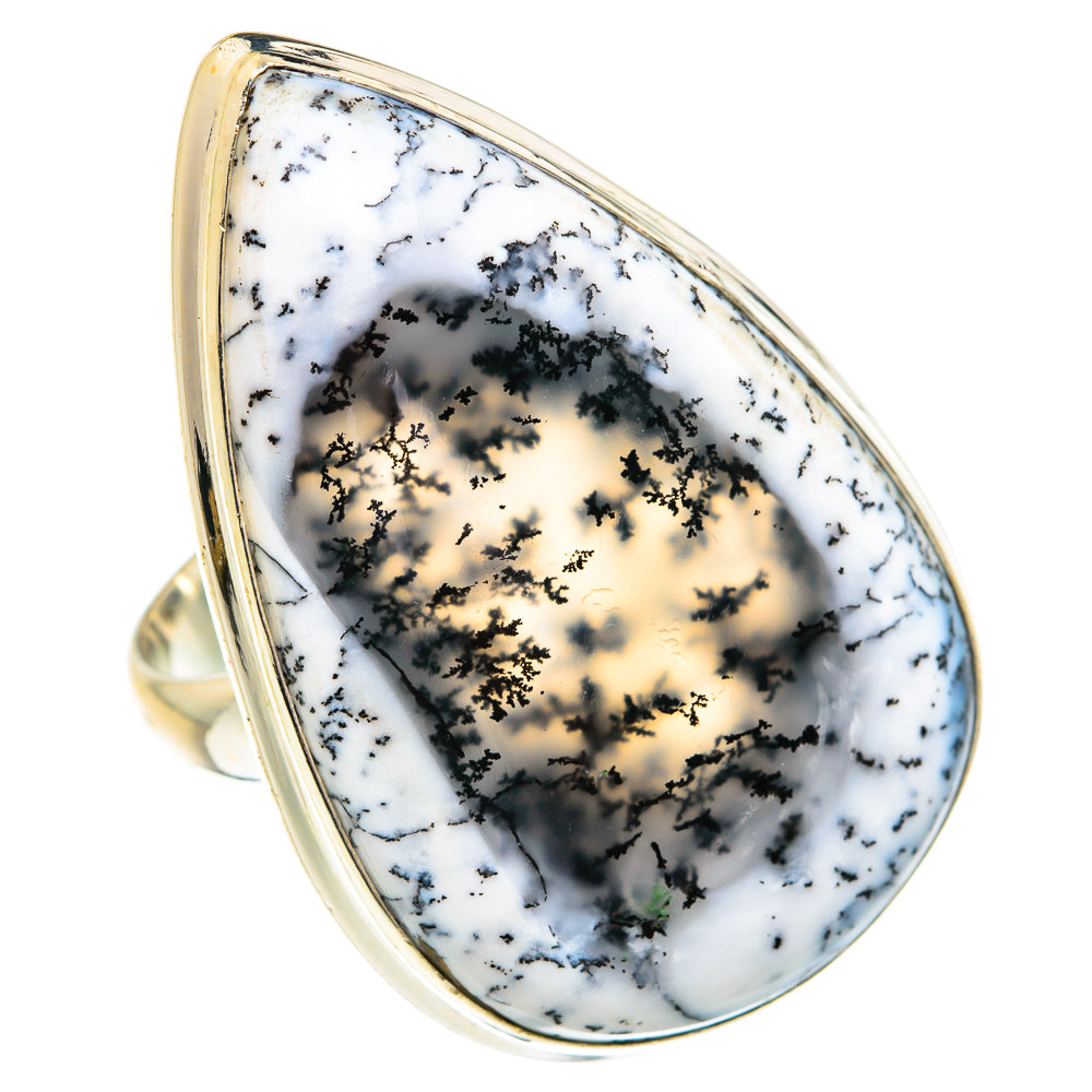 Dendritic Opal Rings handcrafted by Ana Silver Co - RING77352
