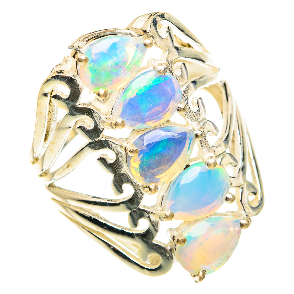 Ethiopian Opal Rings handcrafted by Ana Silver Co - RING77358