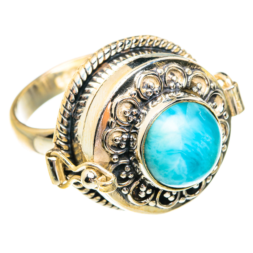 Larimar Rings handcrafted by Ana Silver Co - RING77363