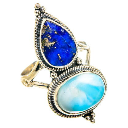 Larimar Rings handcrafted by Ana Silver Co - RING77365