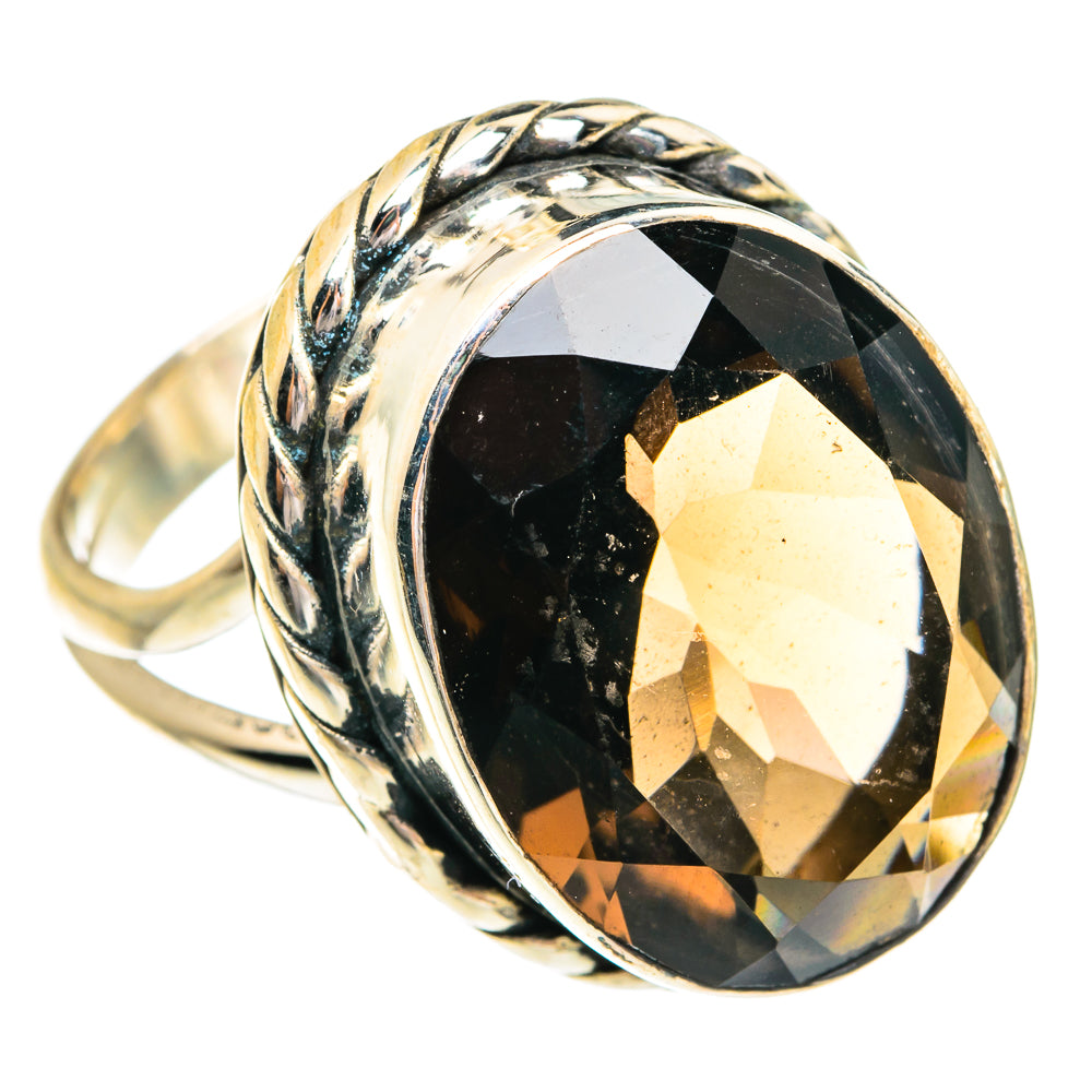 Smoky Quartz Rings handcrafted by Ana Silver Co - RING77371
