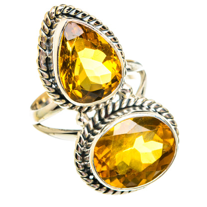 Mandarin Citrine Rings handcrafted by Ana Silver Co - RING77372