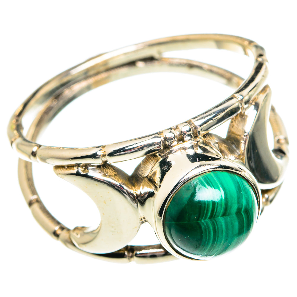 Malachite Rings handcrafted by Ana Silver Co - RING77384