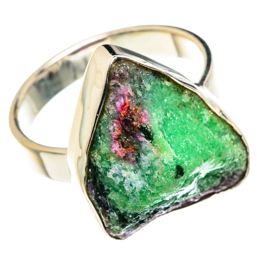 Ruby Zoisite Rings handcrafted by Ana Silver Co - RING77385