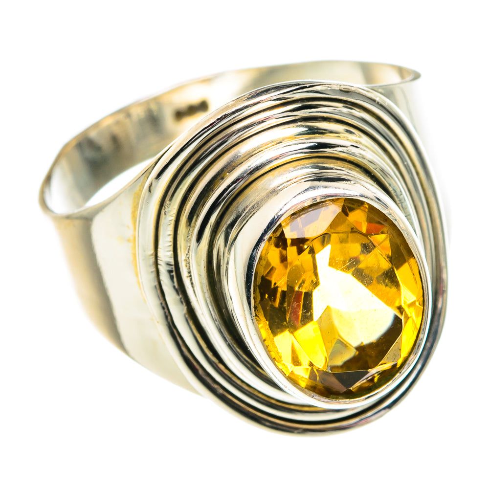 Mandarin Citrine Rings handcrafted by Ana Silver Co - RING77389