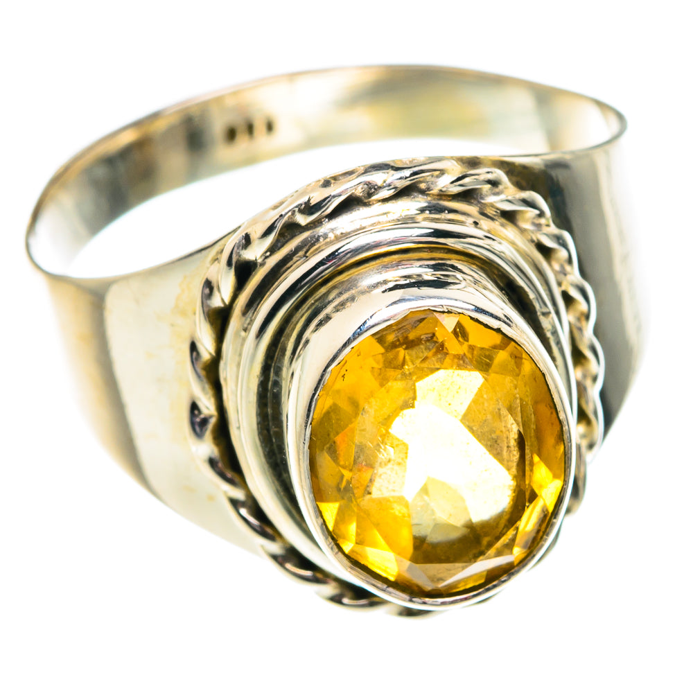 Mandarin Citrine Rings handcrafted by Ana Silver Co - RING77390