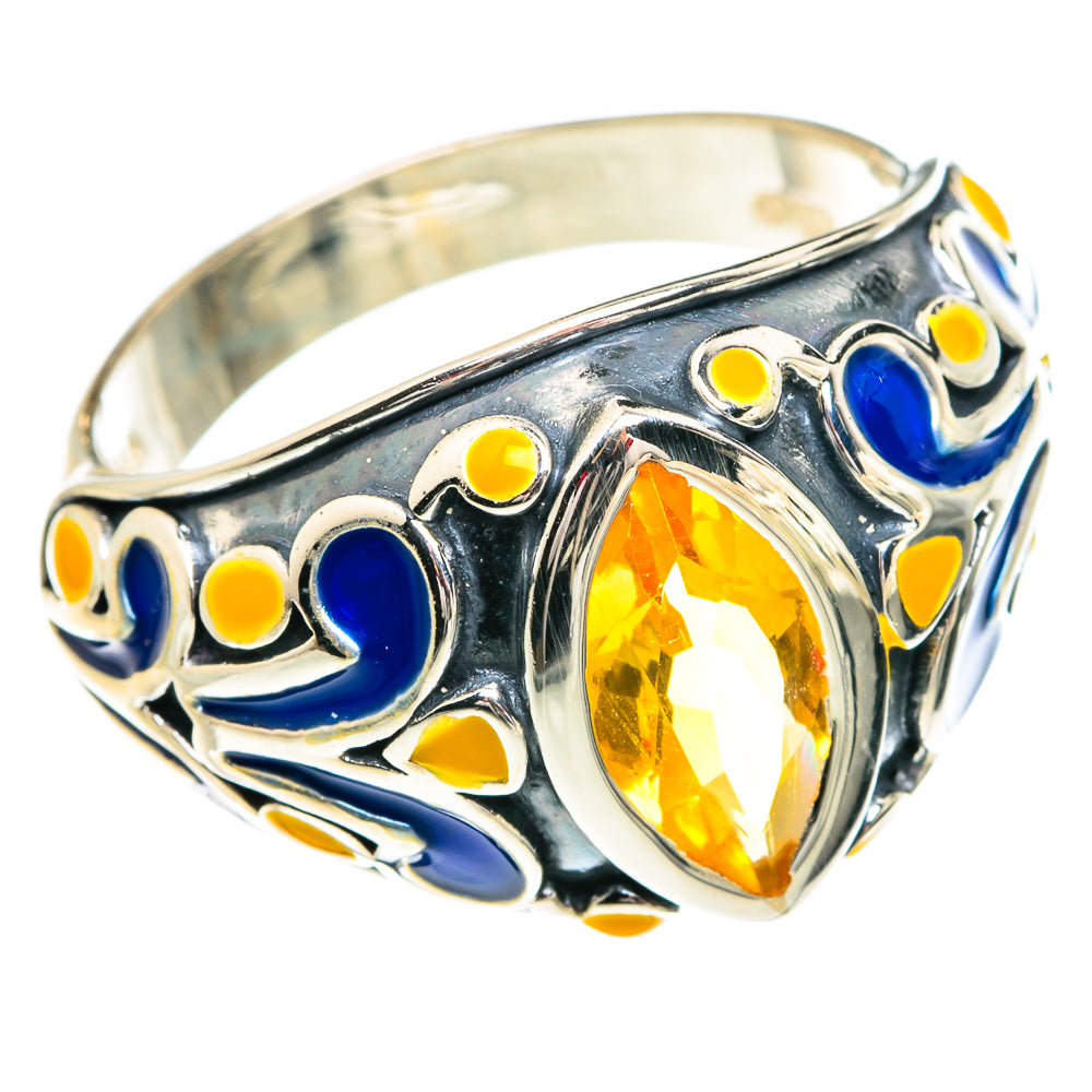 Citrine Rings handcrafted by Ana Silver Co - RING77407