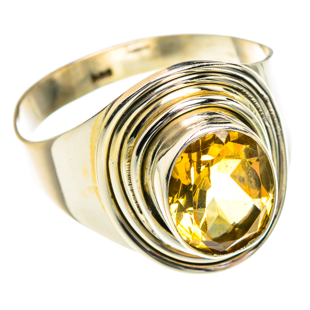 Mandarin Citrine Rings handcrafted by Ana Silver Co - RING77421