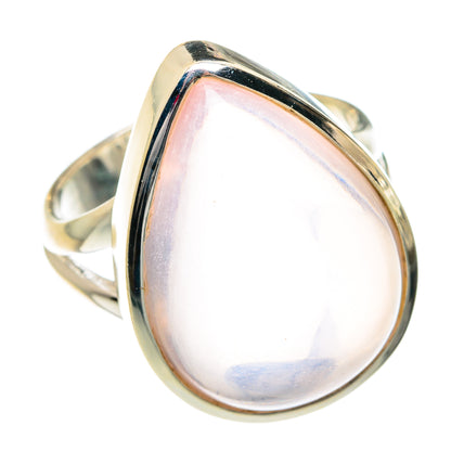 Rose Quartz Rings handcrafted by Ana Silver Co - RING77426