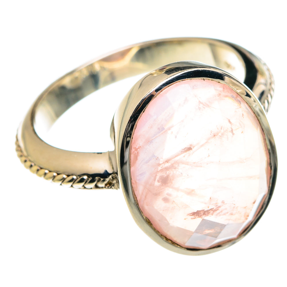 Rose Quartz Rings handcrafted by Ana Silver Co - RING77428