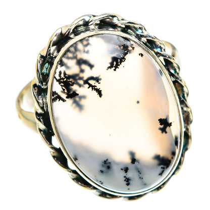 Dendritic Opal Rings handcrafted by Ana Silver Co - RING77439