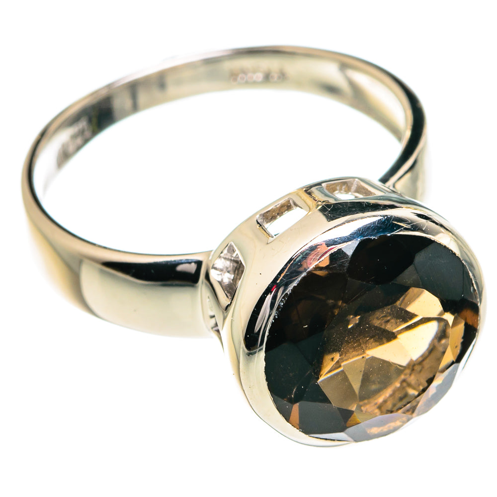 Smoky Quartz Rings handcrafted by Ana Silver Co - RING77453