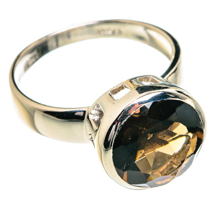 Smoky Quartz Rings handcrafted by Ana Silver Co - RING77453
