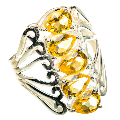 Citrine Rings handcrafted by Ana Silver Co - RING77455