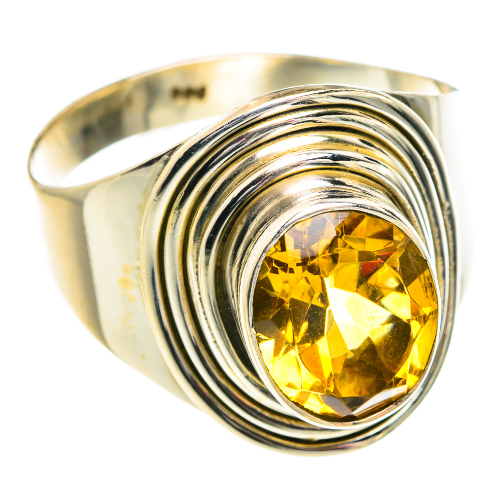 Citrine Rings handcrafted by Ana Silver Co - RING77456