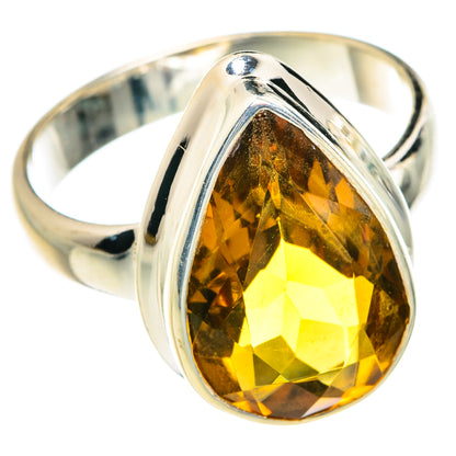 Mandarin Citrine Rings handcrafted by Ana Silver Co - RING77457