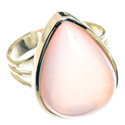 Rose Quartz Rings handcrafted by Ana Silver Co - RING77460