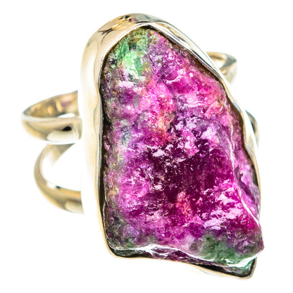 Ruby Zoisite Rings handcrafted by Ana Silver Co - RING77474