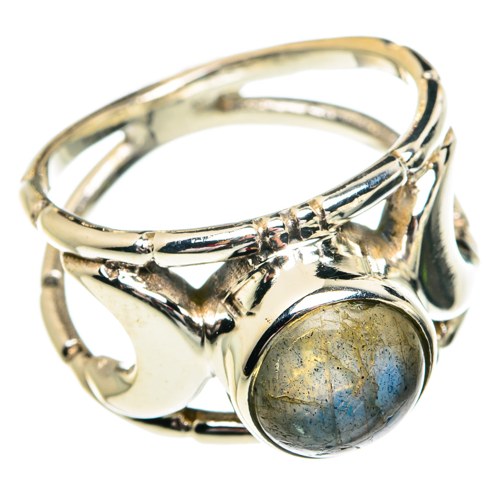Labradorite Rings handcrafted by Ana Silver Co - RING77484