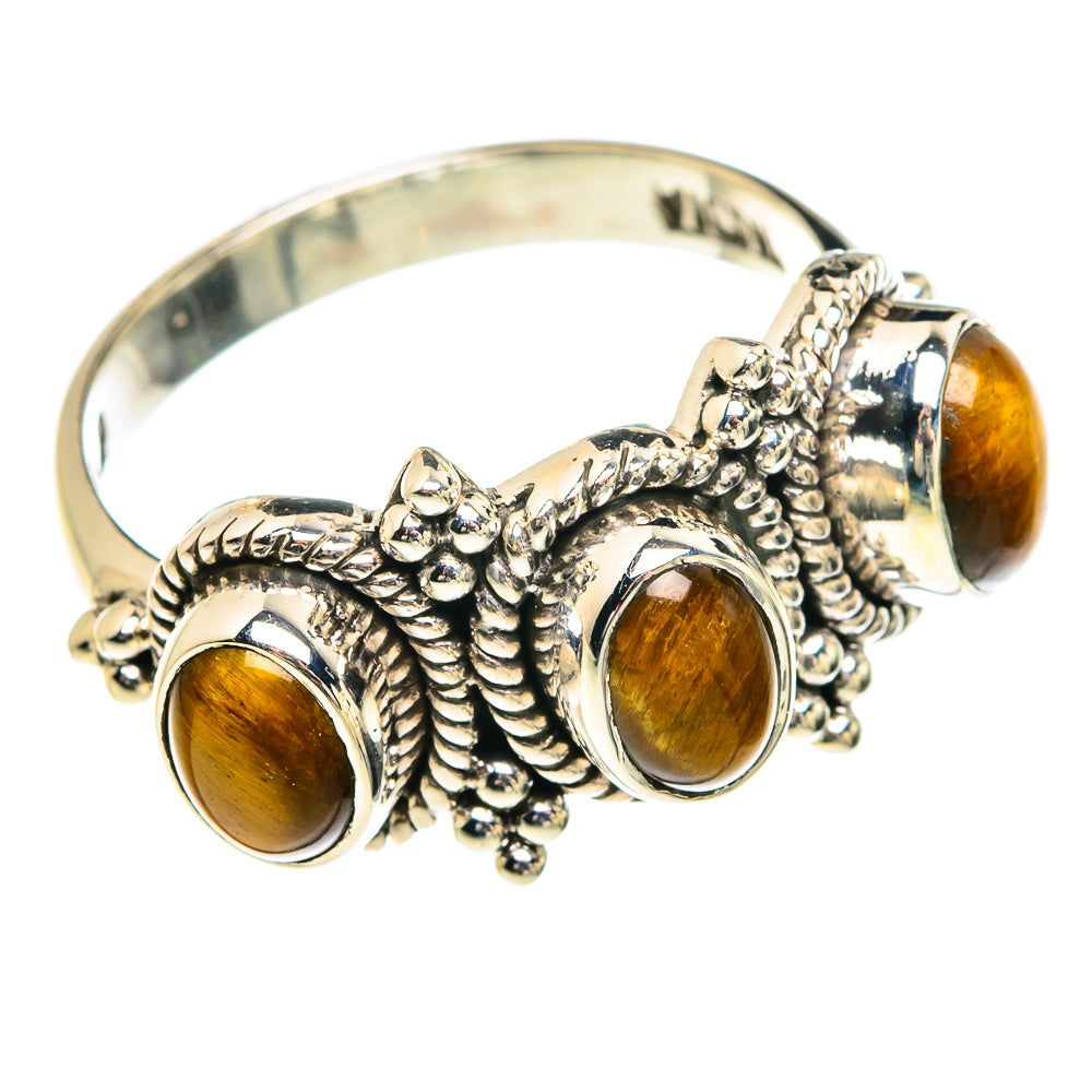 Tiger Eye Rings handcrafted by Ana Silver Co - RING77487