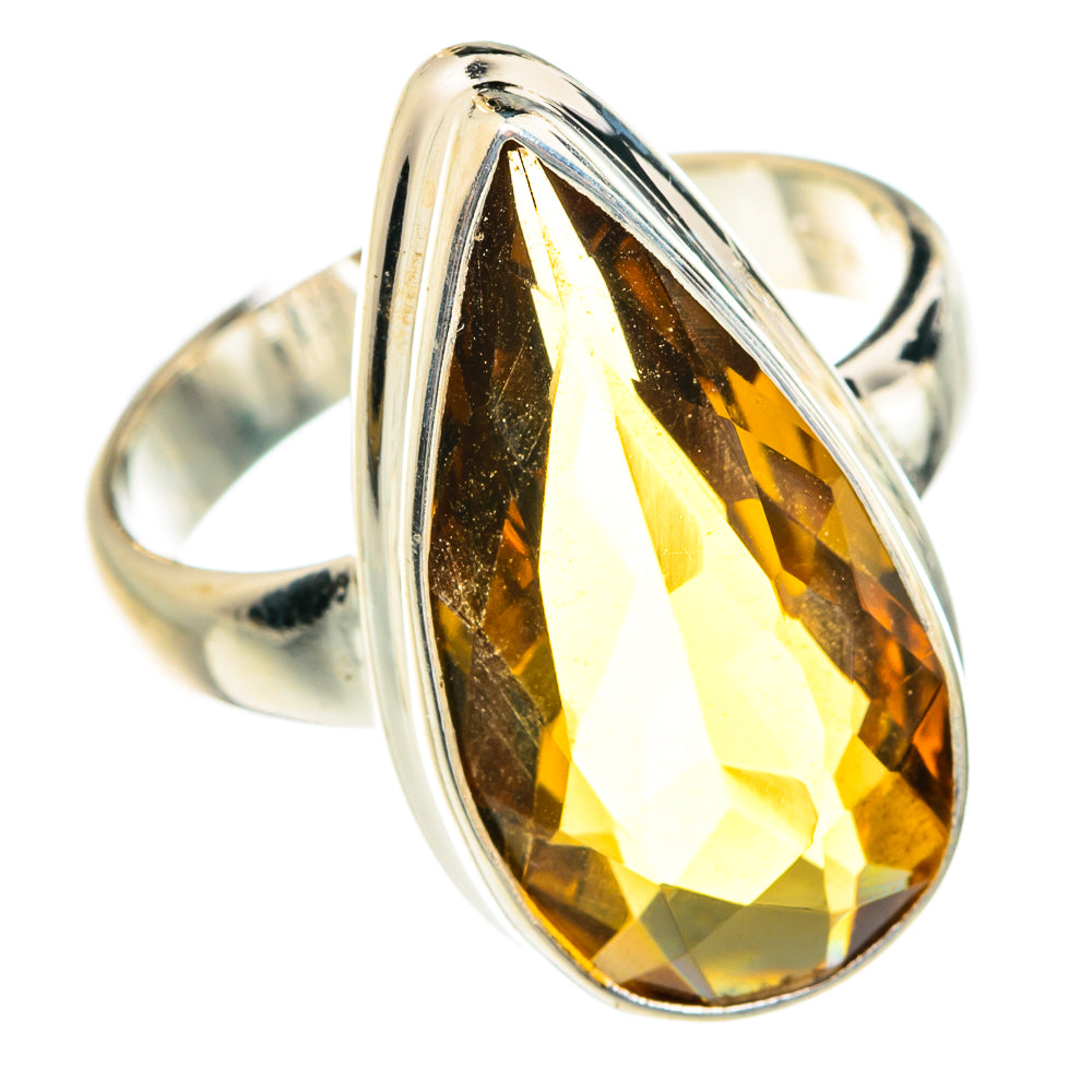 Mandarin Citrine Rings handcrafted by Ana Silver Co - RING77491