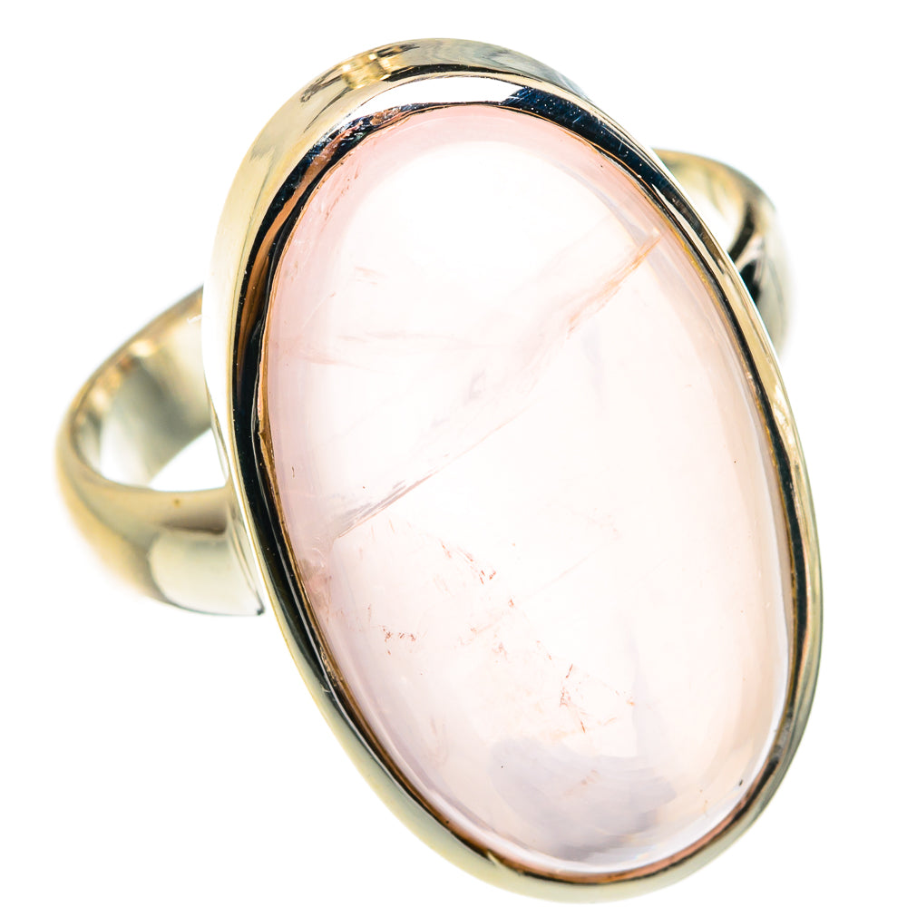 Rose Quartz Rings handcrafted by Ana Silver Co - RING77494