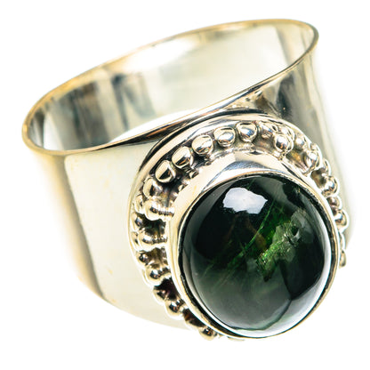 Green Tourmaline Rings handcrafted by Ana Silver Co - RING77518